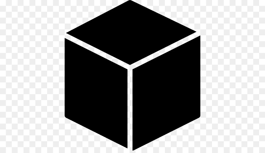 Cube Noir，3d PNG