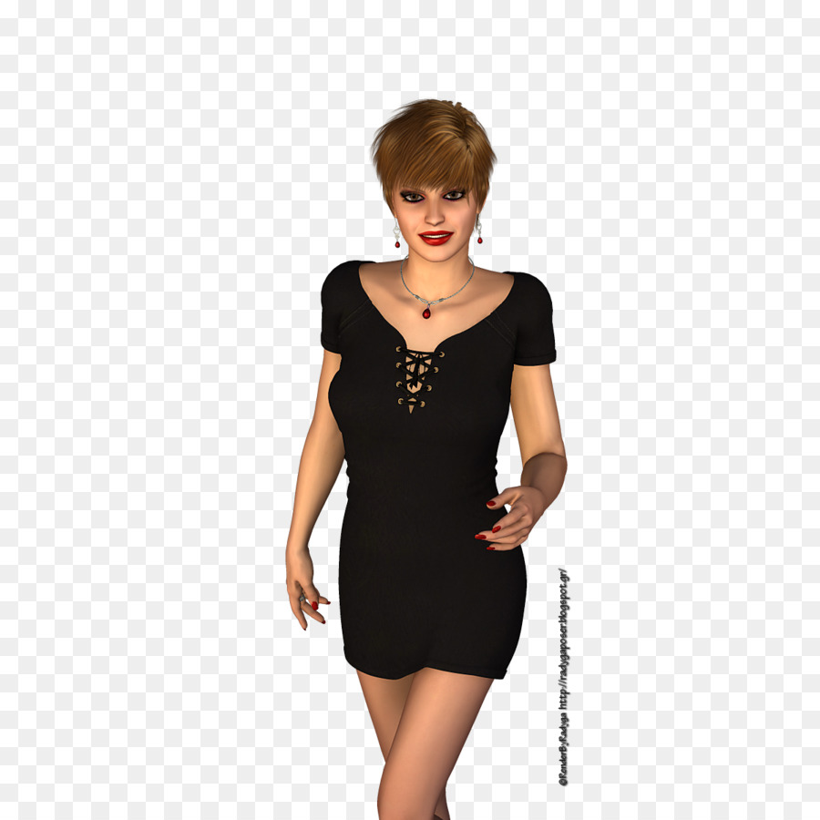 Petite Robe Noire，L épaule PNG