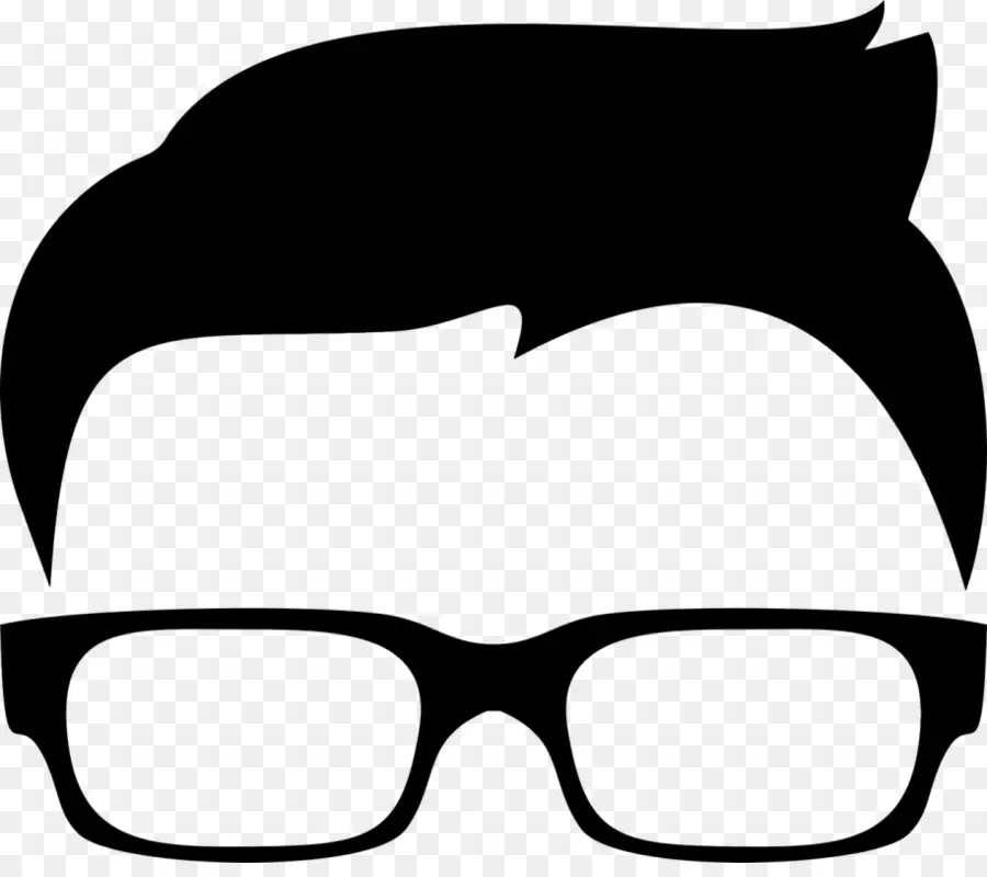 Lunettes，Cheveux PNG