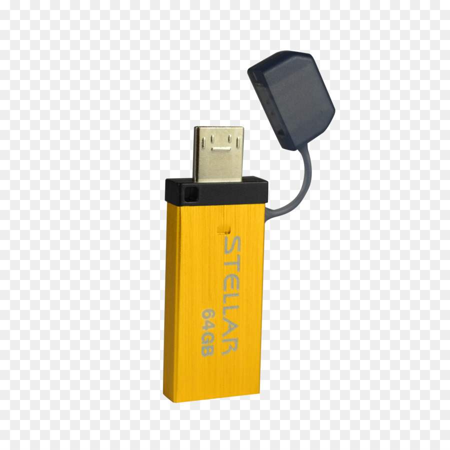 Clé Usb Jaune，Stockage PNG