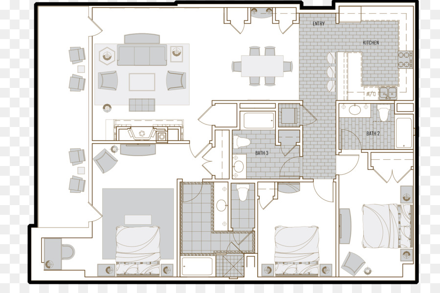 Plan D étage，Northstar California PNG