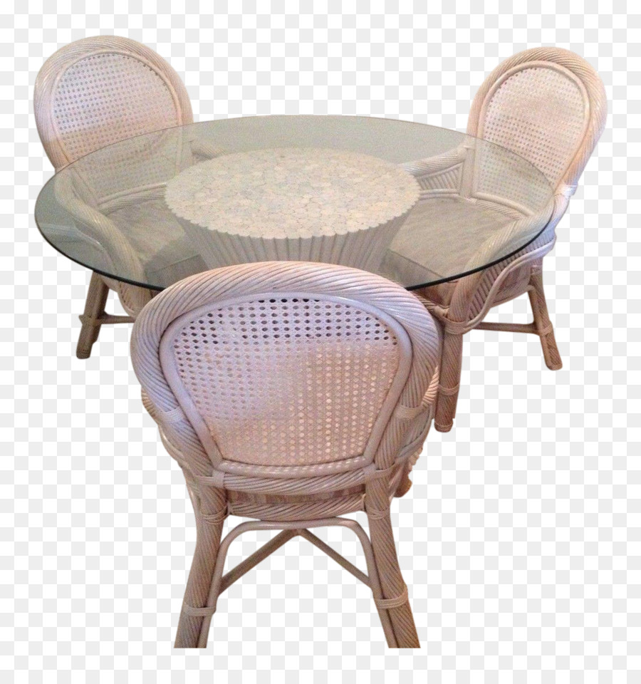 Table En Verre，Chaises PNG