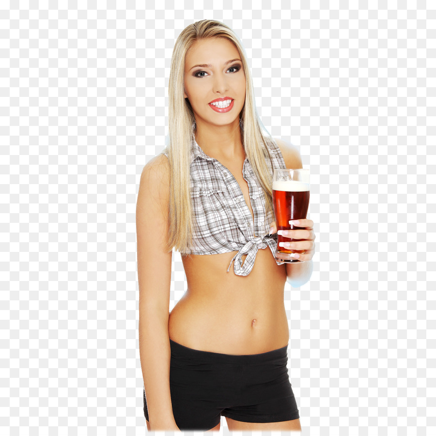 Femme Avec De La Bière，Bière PNG