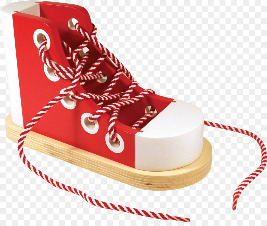 Chaussure Rouge，Lacets PNG