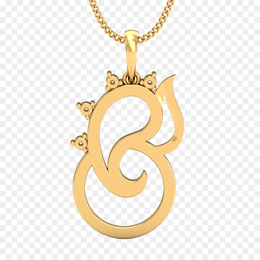 Pendentif Om En Or，Collier PNG