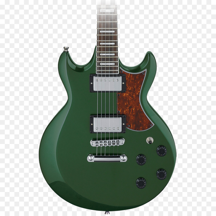 Guitare électrique Verte，Cordes PNG