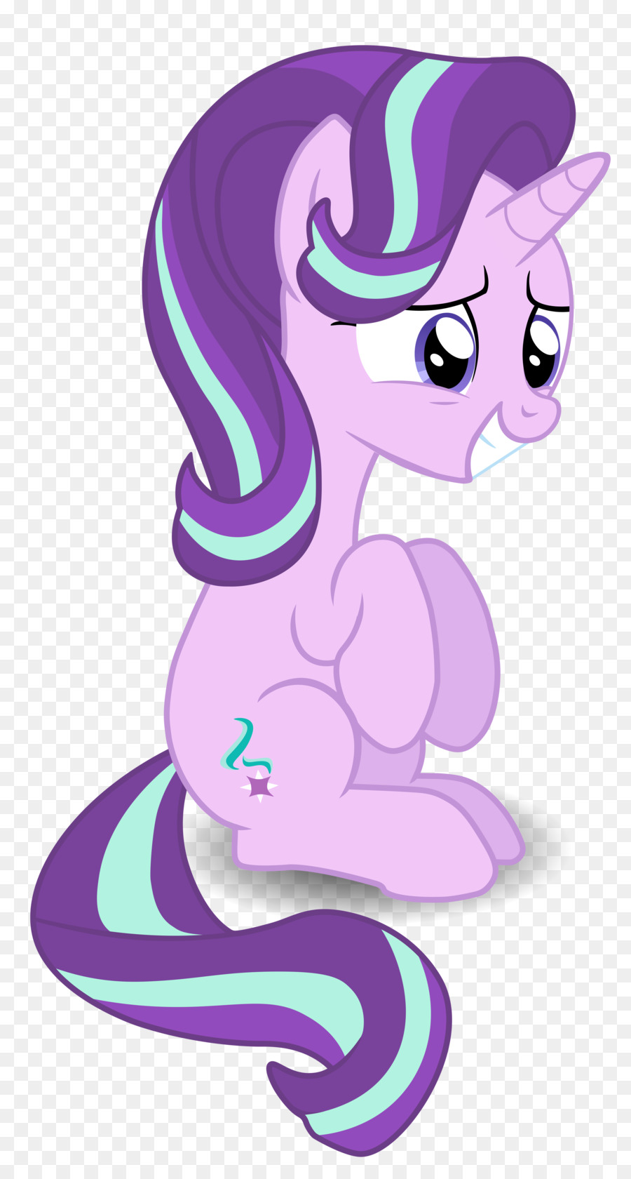 Poney De Dessin Animé Violet，Licorne PNG