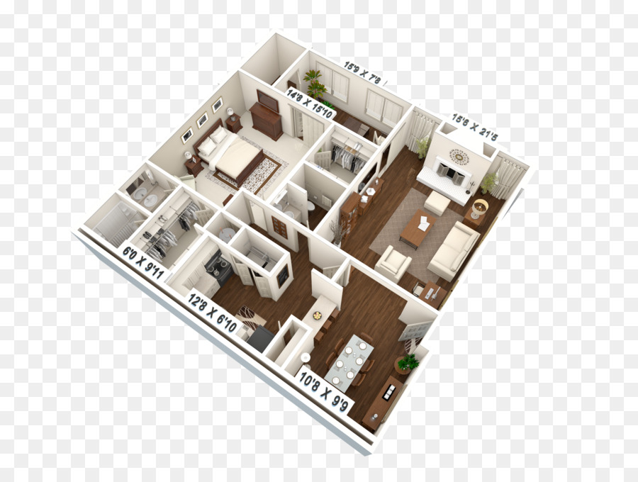 Disposition De L'appartement，Plan D'étage PNG