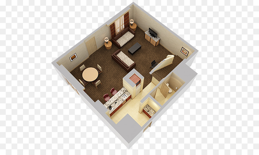 Plan D'étage，Chambres PNG