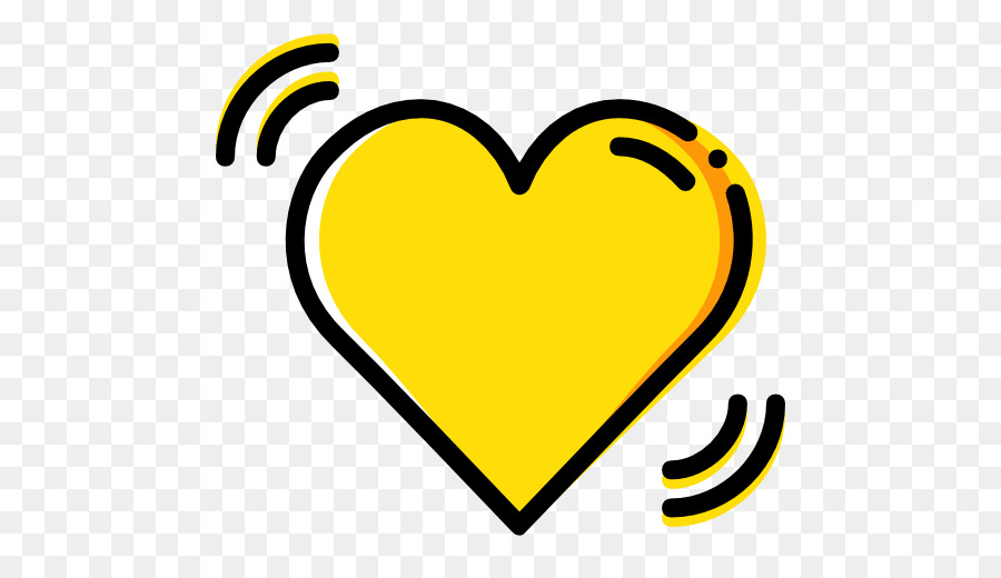 Coeur Jaune，Amour PNG