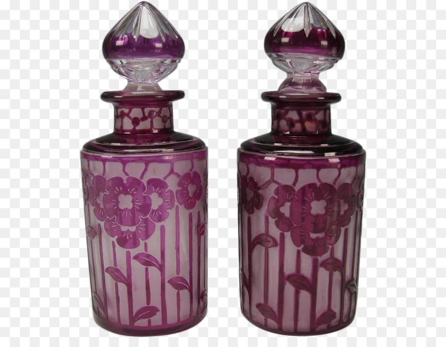 Bouteilles En Verre Violet，Verrerie PNG