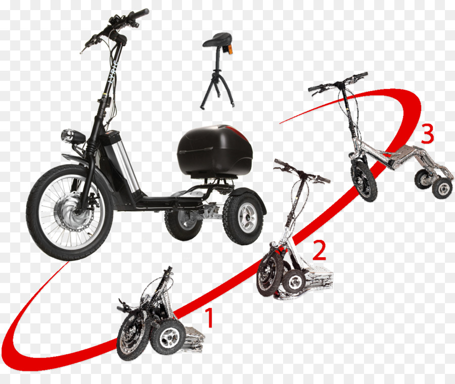 Trottinette électrique，Pliable PNG