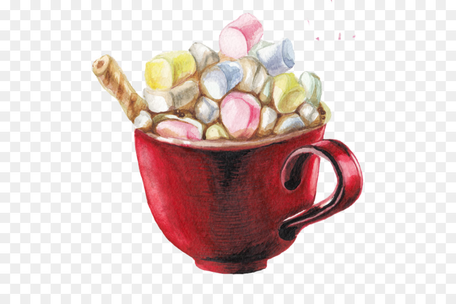 Chocolat Chaud，Guimauves PNG