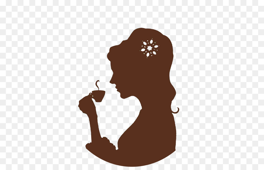 Silhouette De Femme，Thé PNG