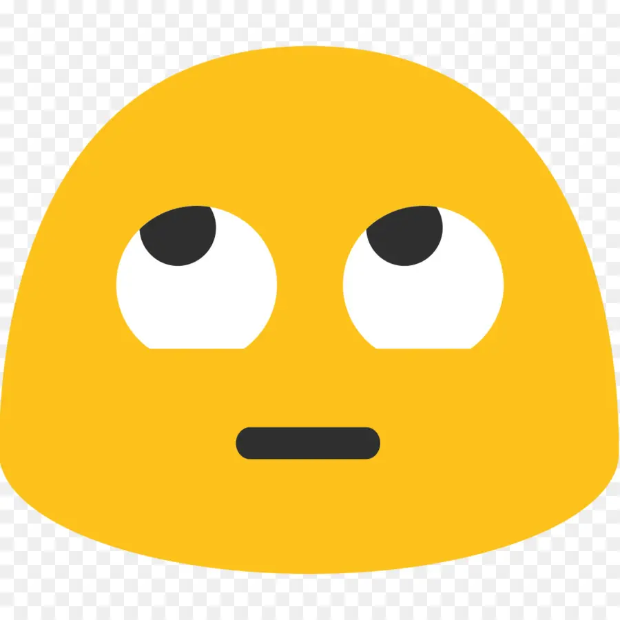 Emoji Ennuyé，Pas Impressionné PNG