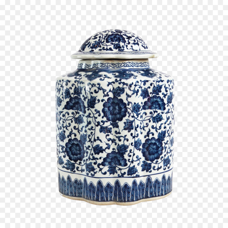 Bleu Et Blanc De La Poterie，Céramique PNG