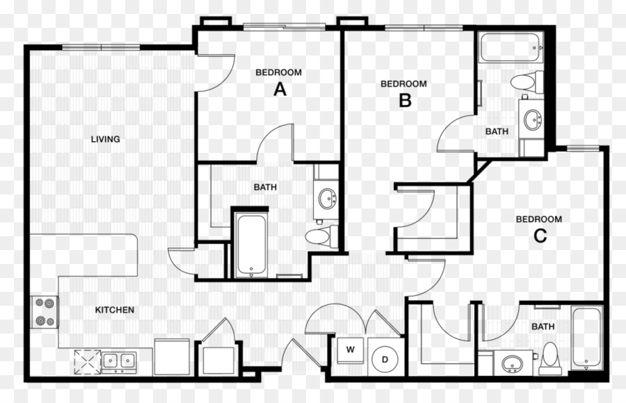 Plan D étage，Plan De Maison PNG