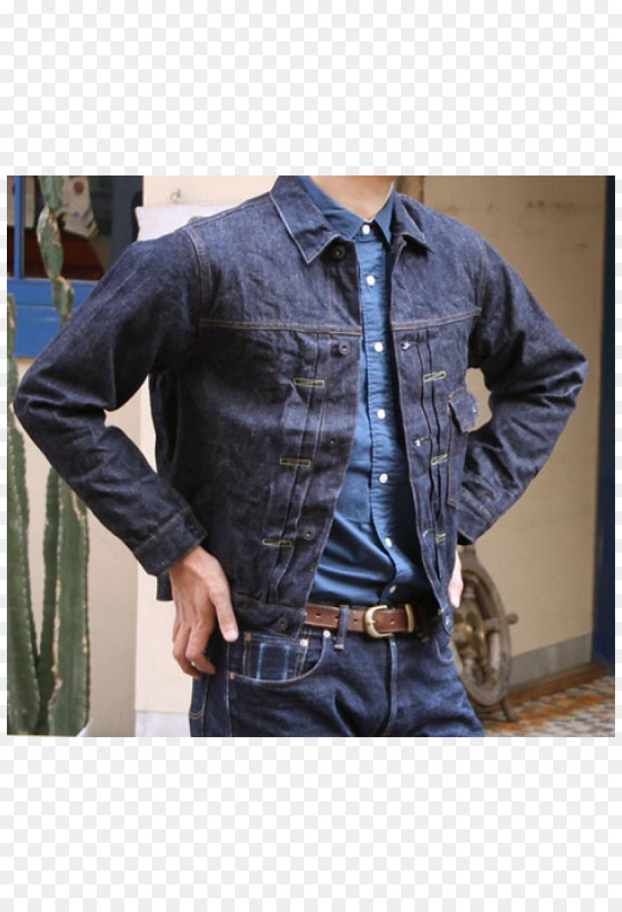 Veste De Cuir，Denim PNG