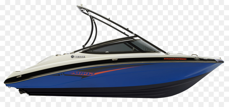 Bateau Bleu Et Blanc，Motomarine PNG