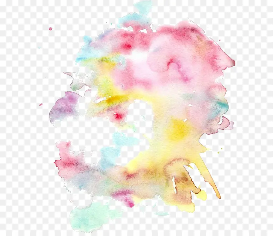 La Peinture à L'aquarelle，Texture PNG