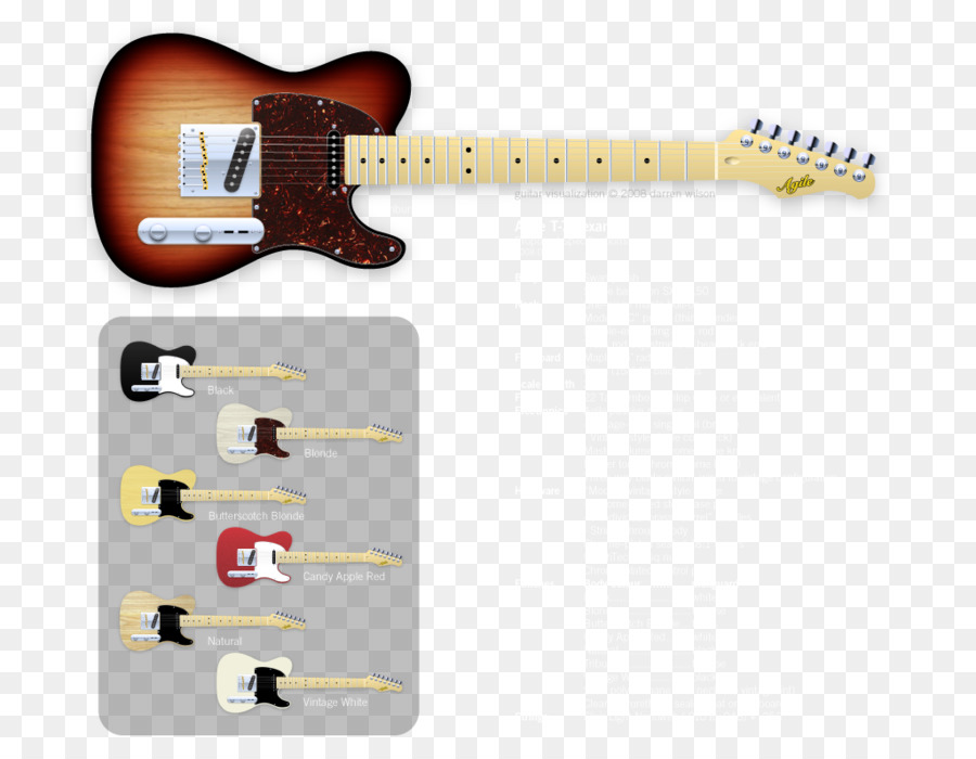 Guitare électrique，Fender Telecaster PNG