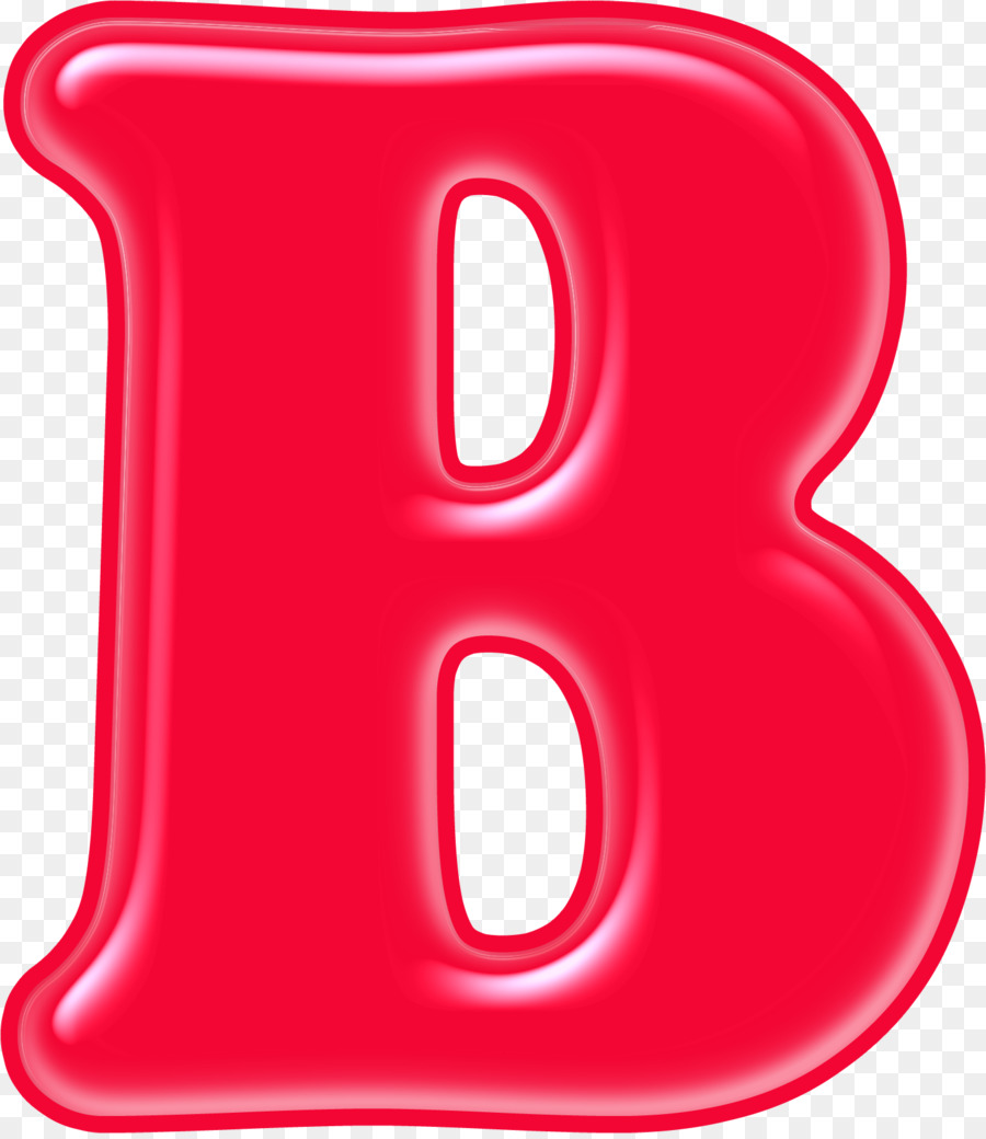 Lettre Rouge B，Alphabet PNG