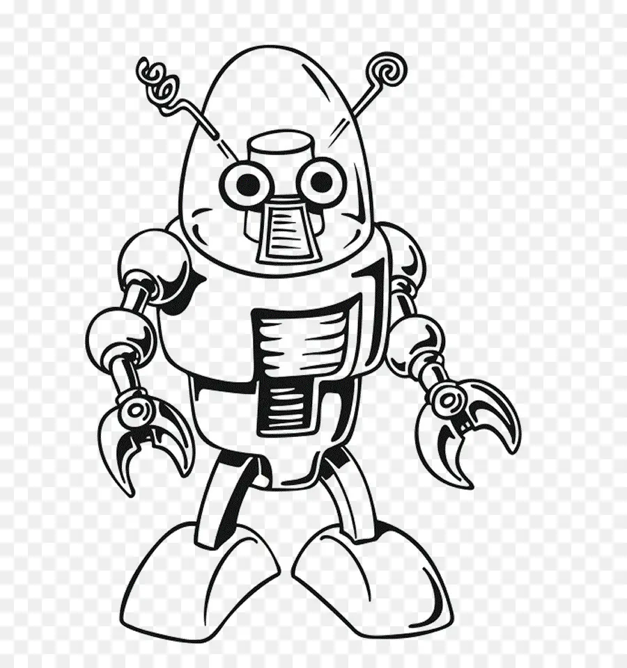 Robot，Dessin Animé PNG