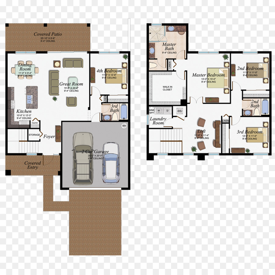 Plage De Delray，Plan De Maison PNG