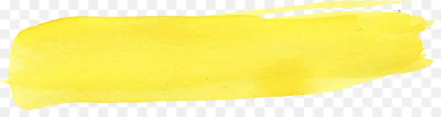 Coup De Pinceau Jaune，Peinture PNG