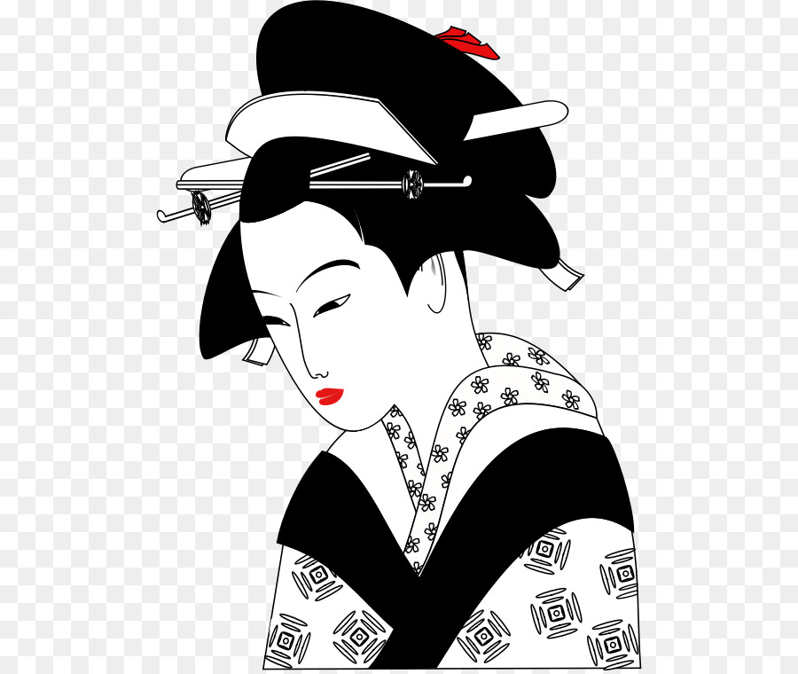 Geisha，Japonais PNG