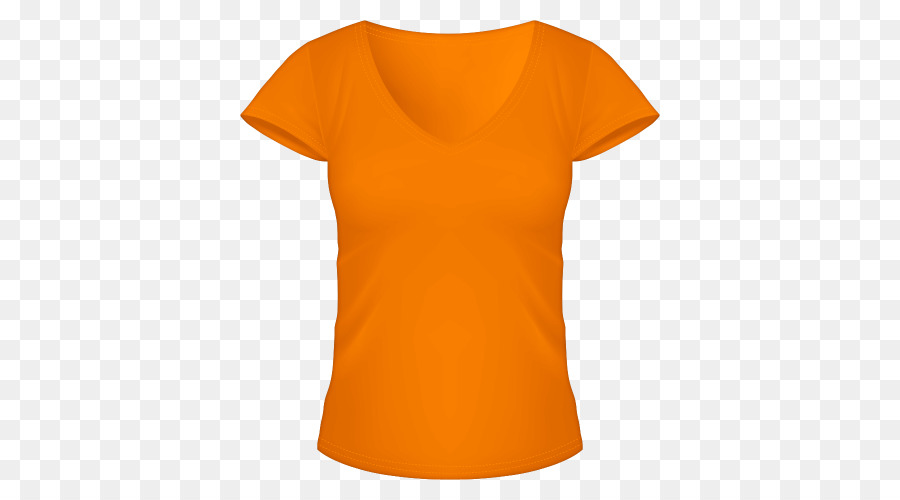 T Shirt Orange，Vêtements PNG