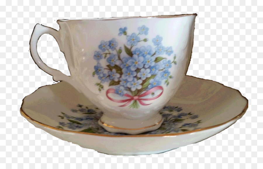 Tasse à Thé Florale，Tasse PNG