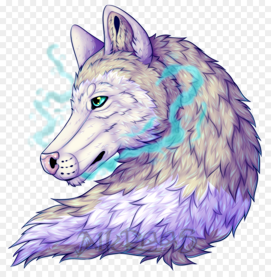 Loup Gris，Dessin Animé PNG