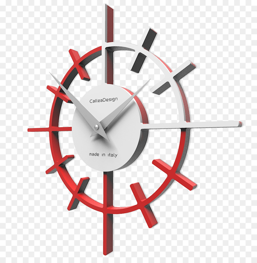 Horloge Rouge Et Blanche，Temps PNG