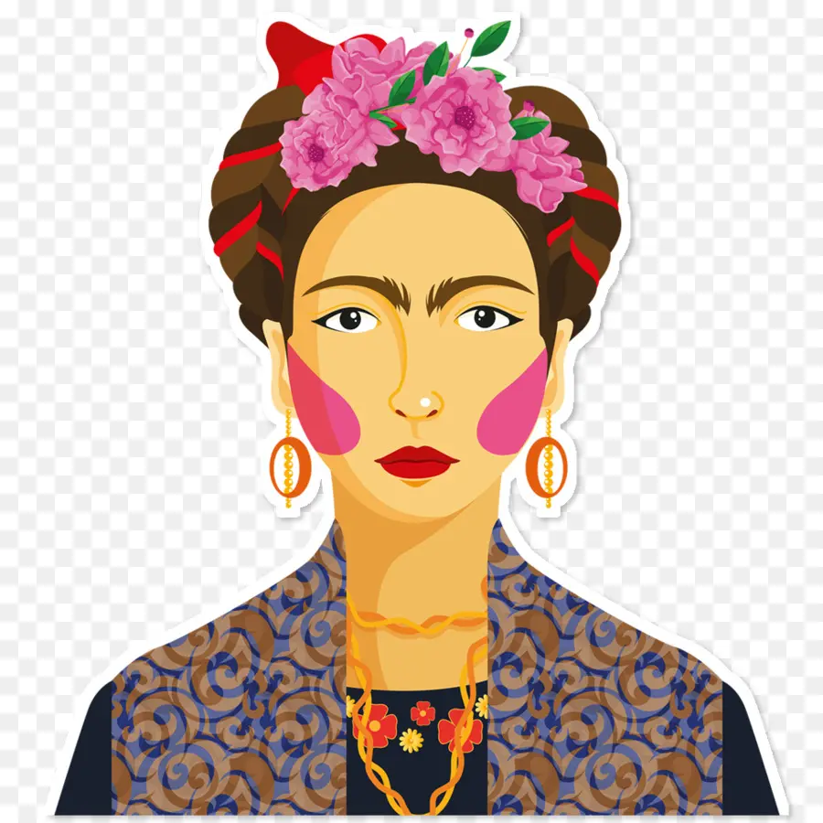 Frida Kahlo，Dessin PNG