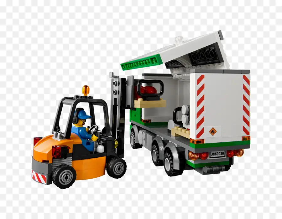 Chariot élévateur Et Camion Lego，Lego PNG