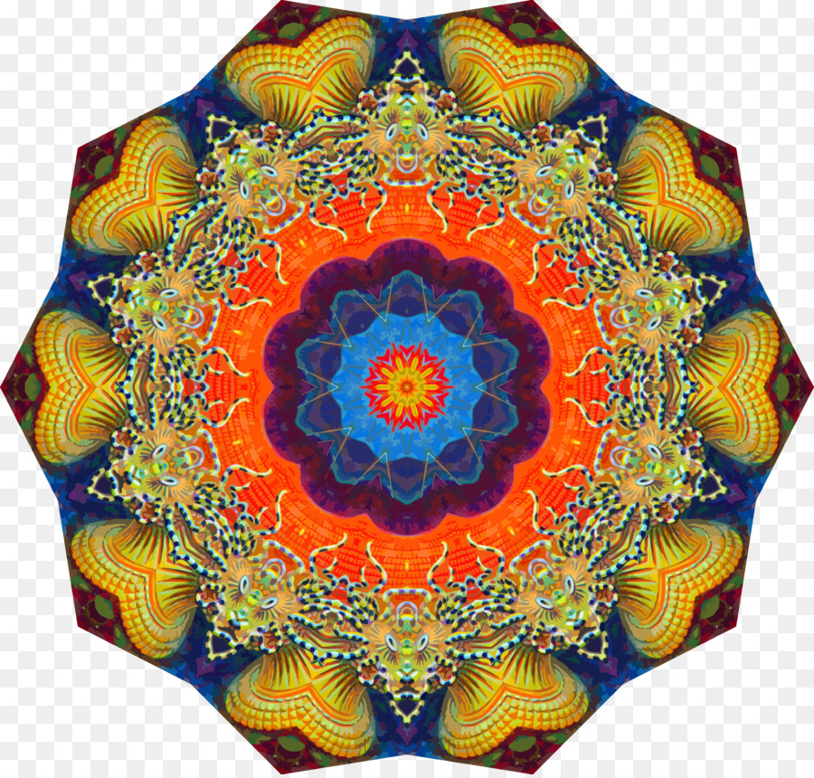 Mandalas，Coloré PNG