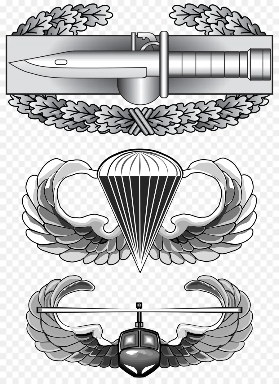 Insignes Militaires，Parachute PNG