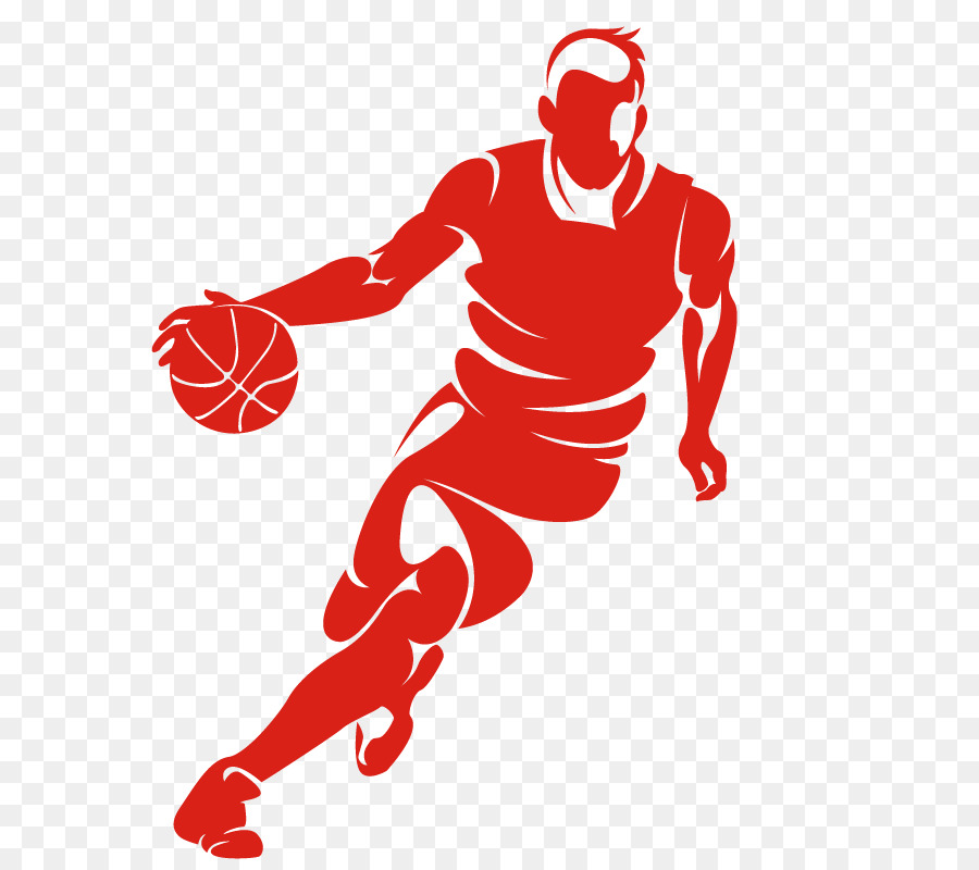 Joueur De Basket Ball，Rouge PNG