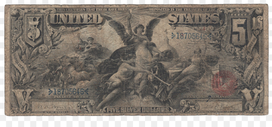 Billet D'un Dollar Américain Vintage，Dollar PNG