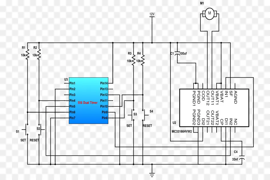 Schéma De Circuit，électronique PNG