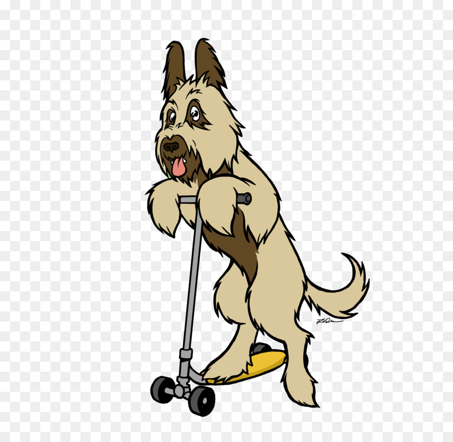 Chien，Scooter PNG