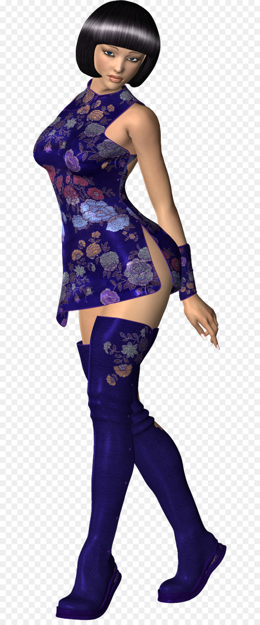 Costume，Violet PNG