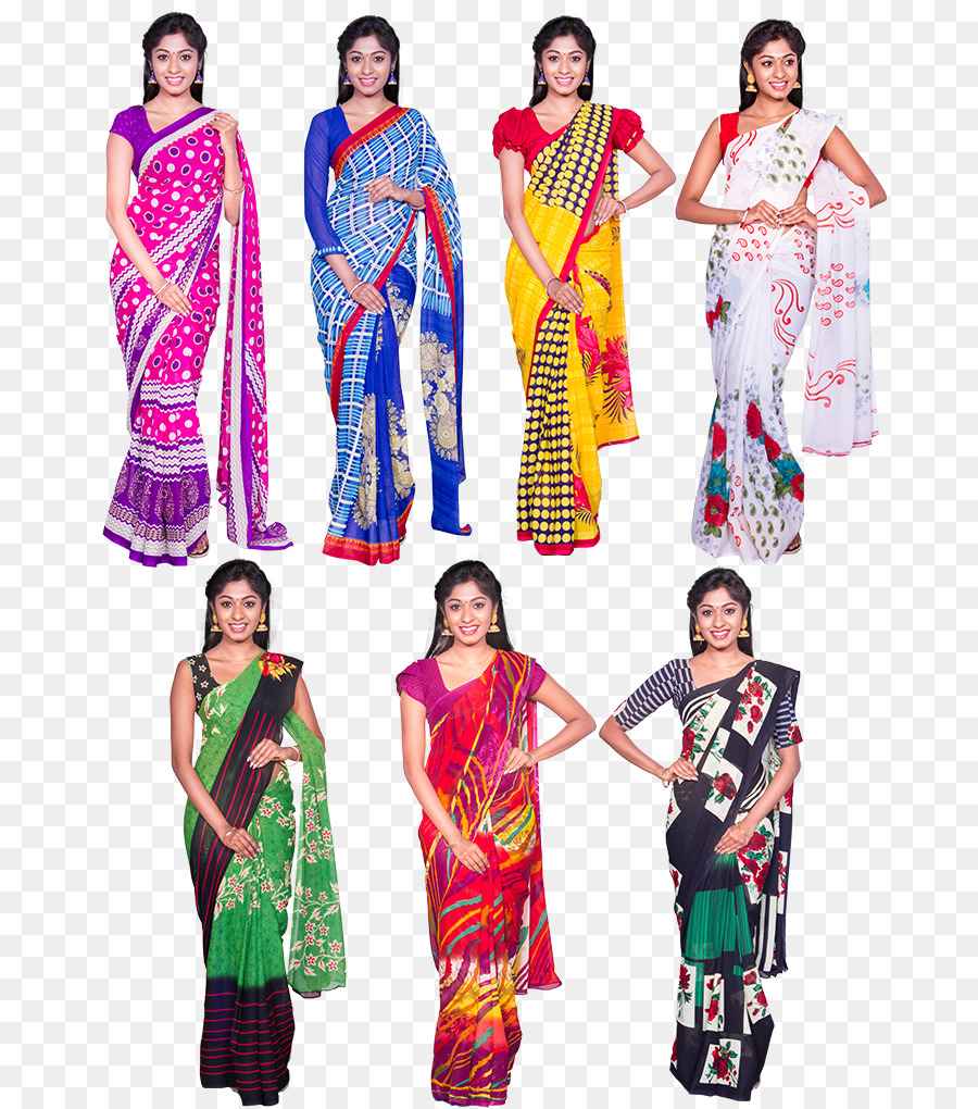 Les Femmes En Saris，Traditionnel PNG