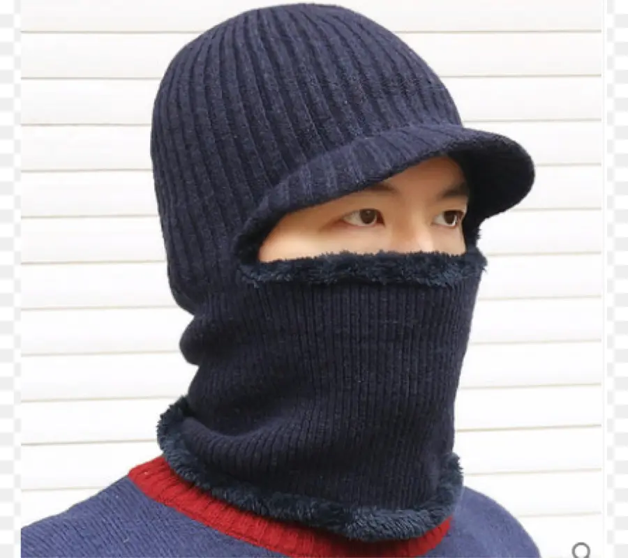 Bonnet En Tricot Bleu，Hiver PNG