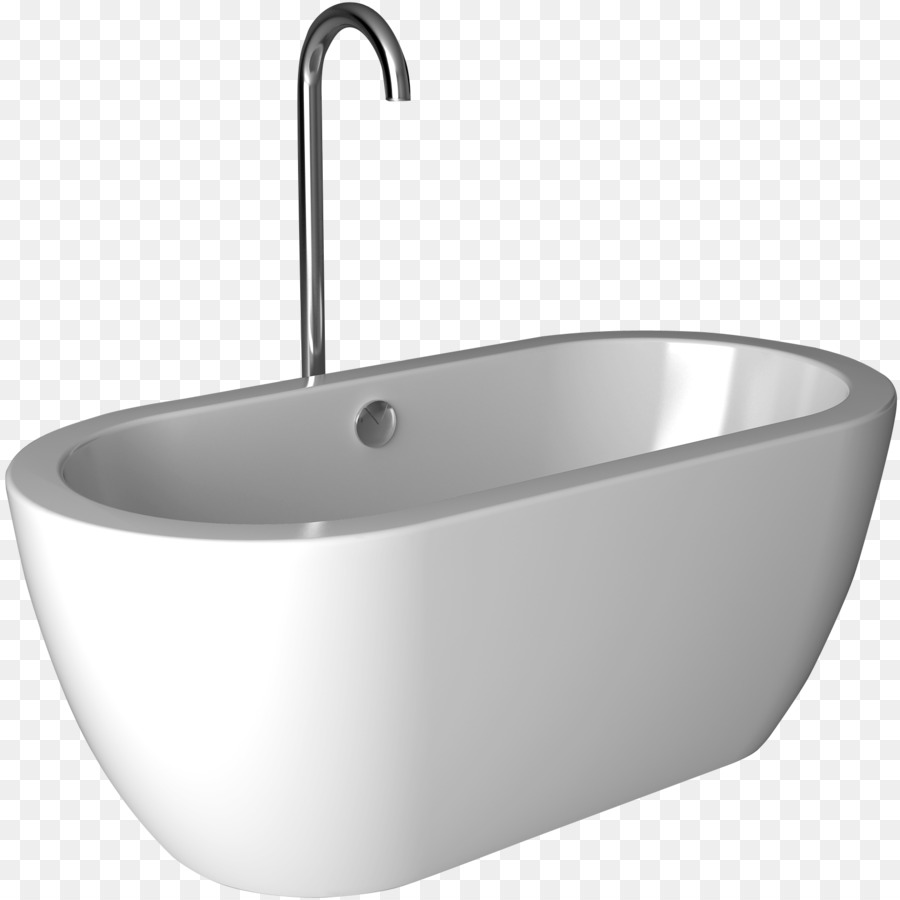 Baignoire Blanche，Salle De Bain PNG