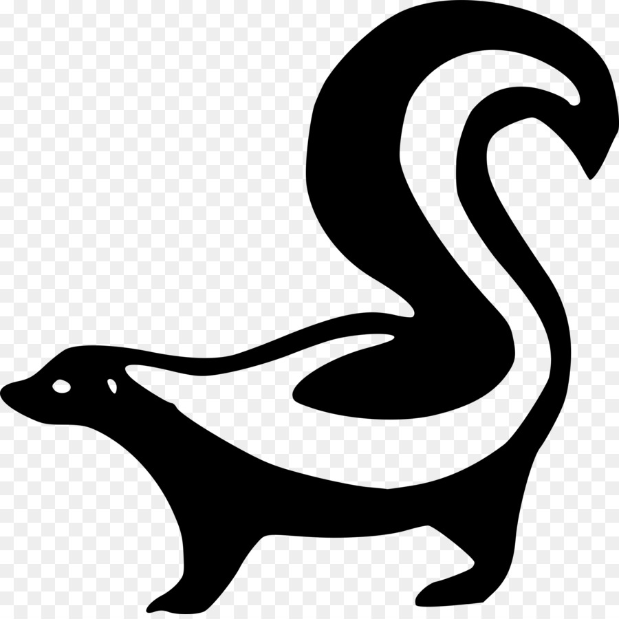 Silhouette，Skunk PNG