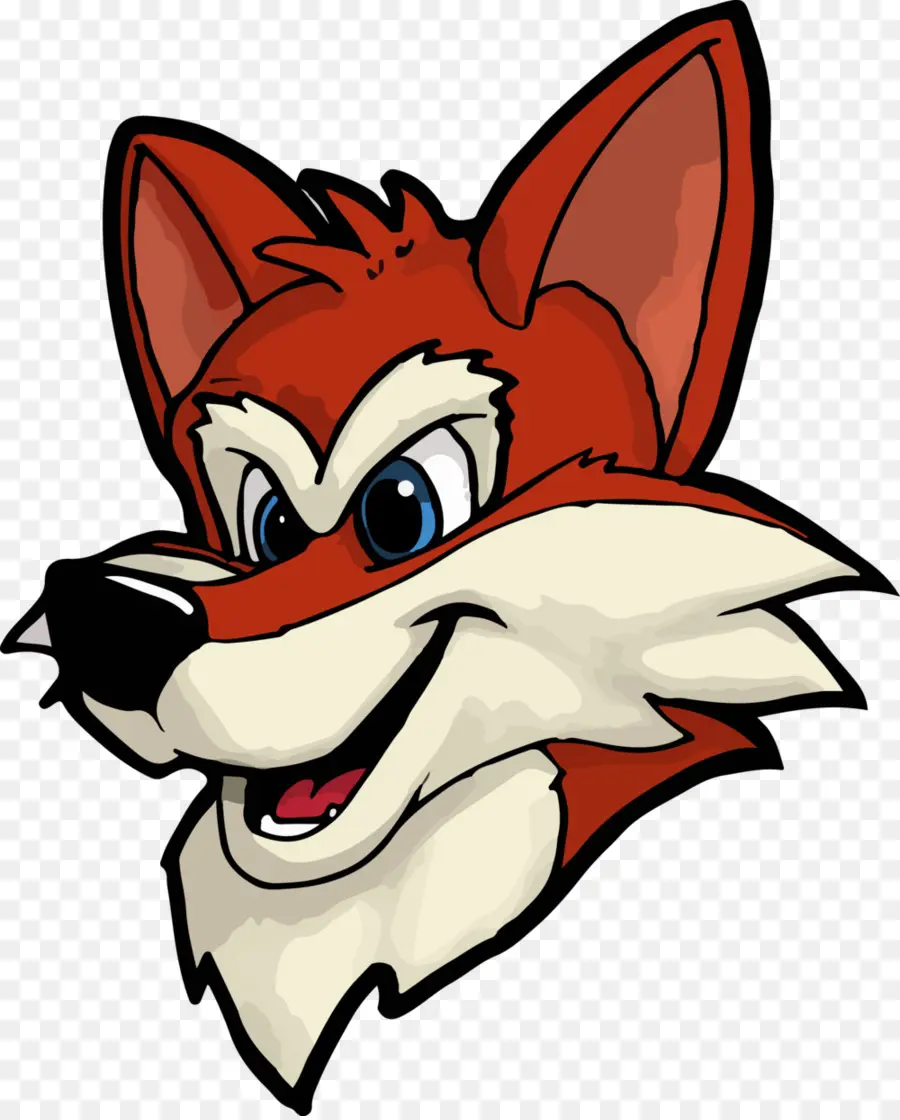 Tête De Renard，Dessin Animé PNG