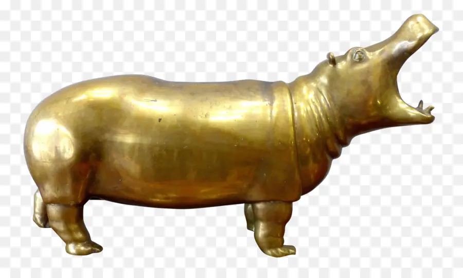 Hippopotame，Sculpture PNG