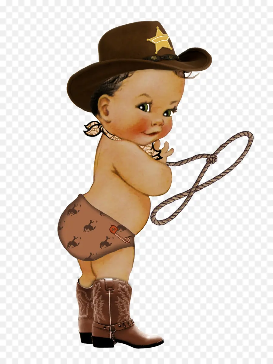 Bébé Cow Boy，Chapeau PNG